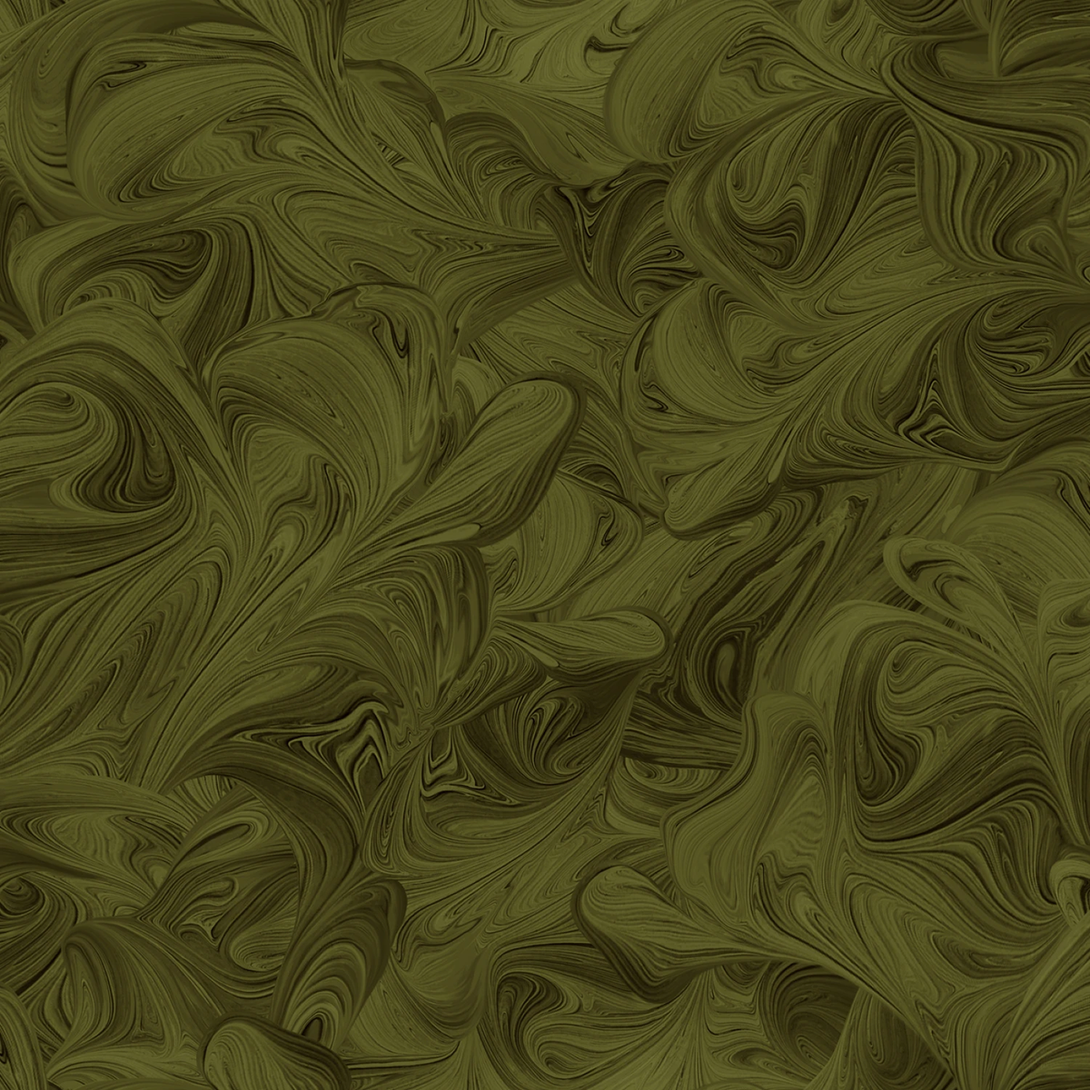 Swirls - Olive - 118" Wide - Oasis