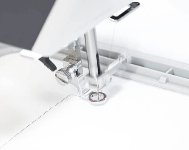 bernette 70 DECO — needle and embroidery-foot close-up