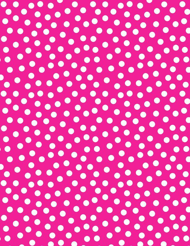 On the Dot - Pink - 44" Wide - Wilmington - Kawartha Quilting and Sewing LTD.