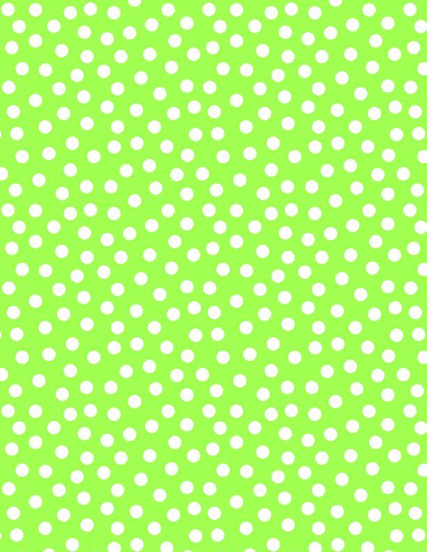On the Dot - Green - 44" Wide - Wilmington - Kawartha Quilting and Sewing LTD.