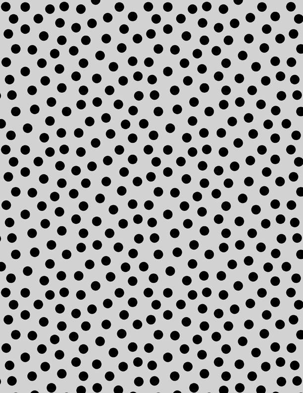 On the Dot - Light Gray - 44" Wide - Wilmington - Kawartha Quilting and Sewing LTD.