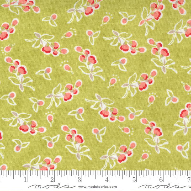 Fresh Fig Favourites - Green Buds - 44" Wide - Moda - Kawartha Quilting and Sewing LTD.
