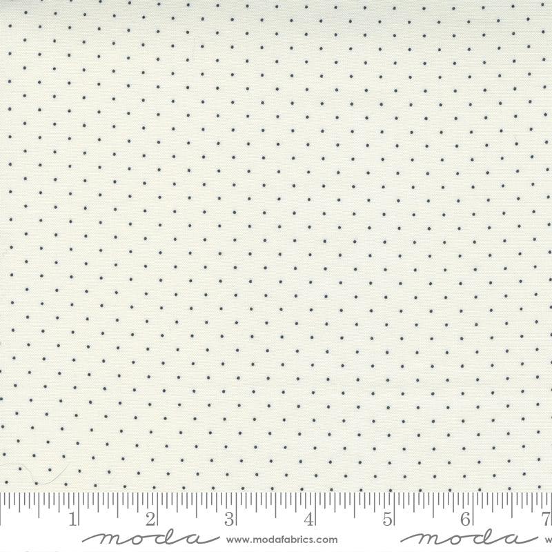 Fresh Fig Favourites - Ivory Black Dot - 44" Wide - Moda - Kawartha Quilting and Sewing LTD.