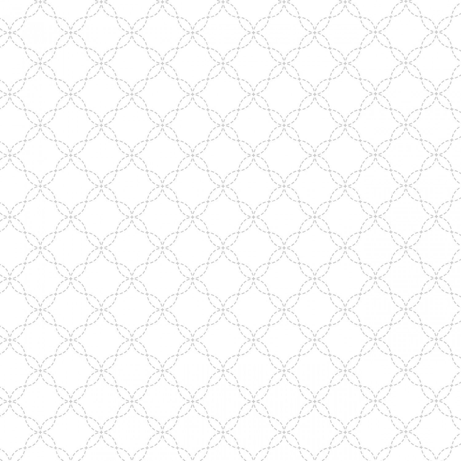 Lattice - White on White - 44" Wide - Kimberbell Basics - Kawartha Quilting and Sewing LTD.