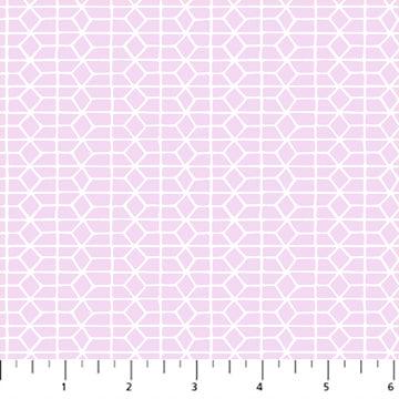 Hand Stitched - Hexies Lilac - 44" Wide - Northcott - Kawartha Quilting and Sewing LTD.