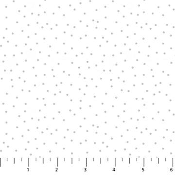 Serenity Basics Dots - White - 44" Wide - Northcott - Kawartha Quilting and Sewing LTD.
