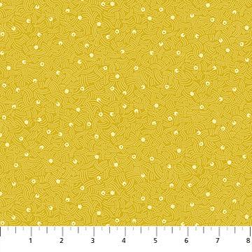 Elements - Air in Mustard - 44" Wide - Northcott - Kawartha Quilting and Sewing LTD.