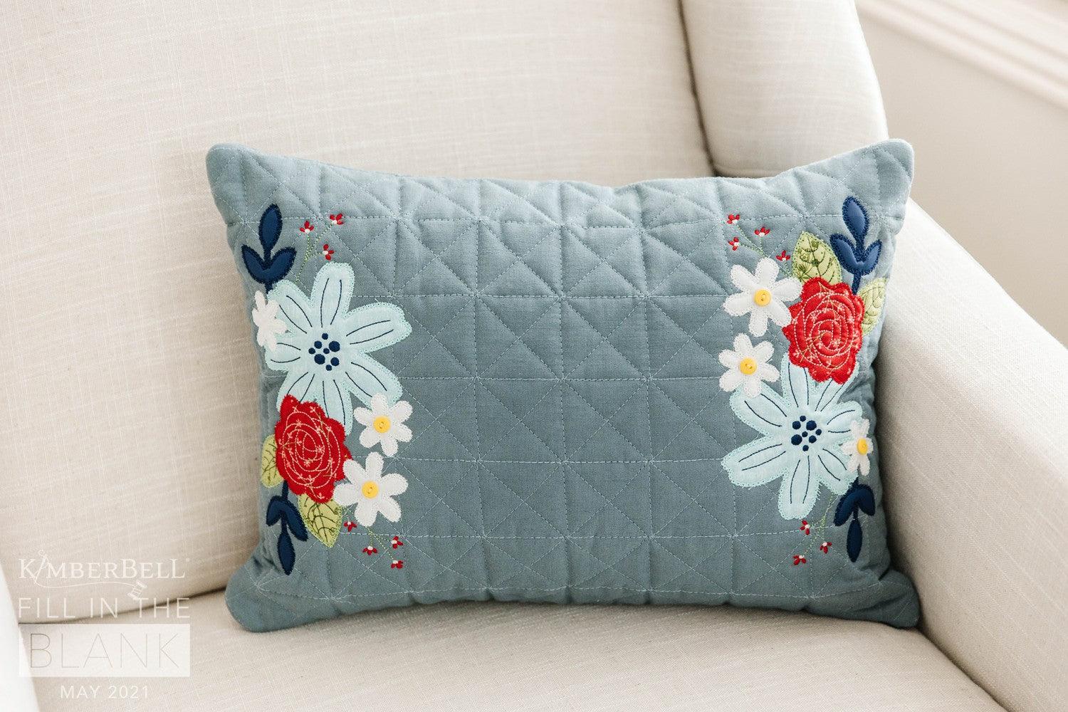 Kimberbell Fill in The Blank - July: Quilted Pillow Cover Blank - Kawartha Quilting and Sewing LTD.
