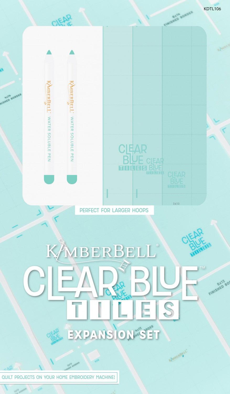 Clear Blue Tiles - Expansion Set - Kimberbell - Kawartha Quilting and Sewing LTD.