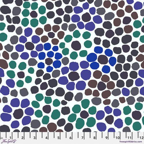 Flower Dot by Kaffe Fassett - Contrast - 44" Wide - FreeSpirit - Kawartha Quilting and Sewing LTD.