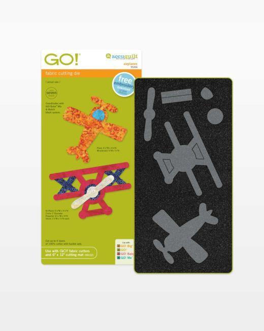 GO! Airplanes Die - Kawartha Quilting and Sewing LTD.