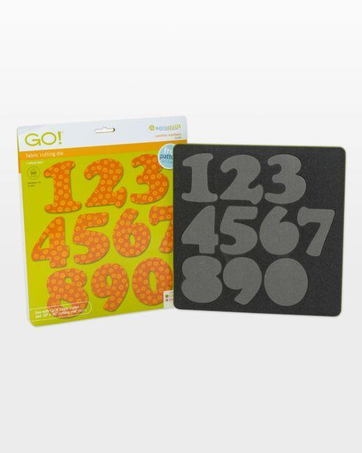 GO! Carefree 3" Numbers - Kawartha Quilting and Sewing LTD.