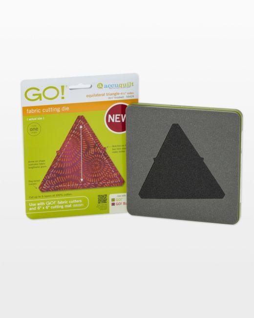 GO! Equilateral Triangle - 4 1/2" Sides (4 1/4" Finished) Die - Kawartha Quilting and Sewing LTD.