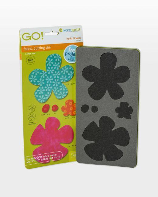 GO! Funky Flowers Die - Kawartha Quilting and Sewing LTD.