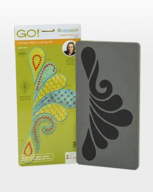 GO! Heather Feather #1 by Sarah Vedeler Die - Kawartha Quilting and Sewing LTD.