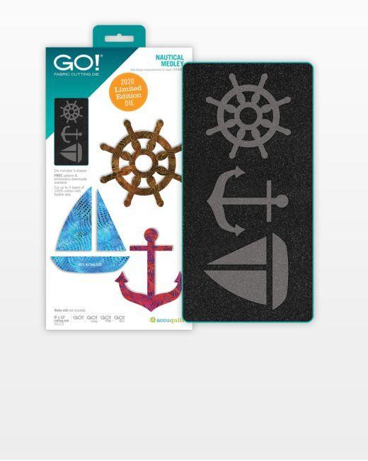 GO! Nautical Medley Limited Edition Die - Kawartha Quilting and Sewing LTD.