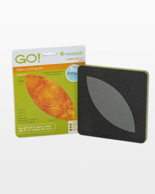 GO! Orange Peel - 4 1/2" Die - Kawartha Quilting and Sewing LTD.