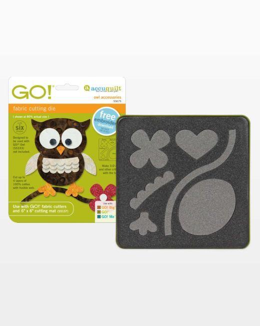 GO! Owl Accessories Die - Kawartha Quilting and Sewing LTD.