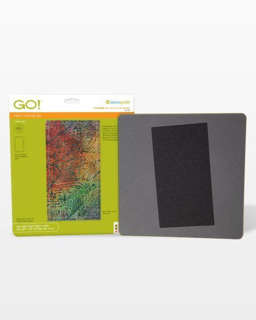 GO! Rectangle - 4 1/2" x 8 1/2" (4" x 8" Finished) Die - Kawartha Quilting and Sewing LTD.