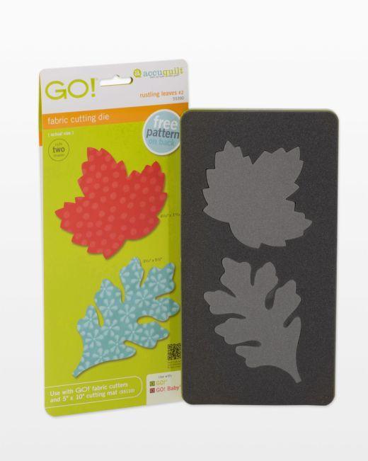 GO! Rustling Leaves #2 - Maple and Oak (Large) Die - Kawartha Quilting and Sewing LTD.