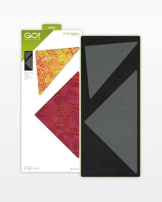 GO! Setting Triangles - 12" Finished Die - Kawartha Quilting and Sewing LTD.