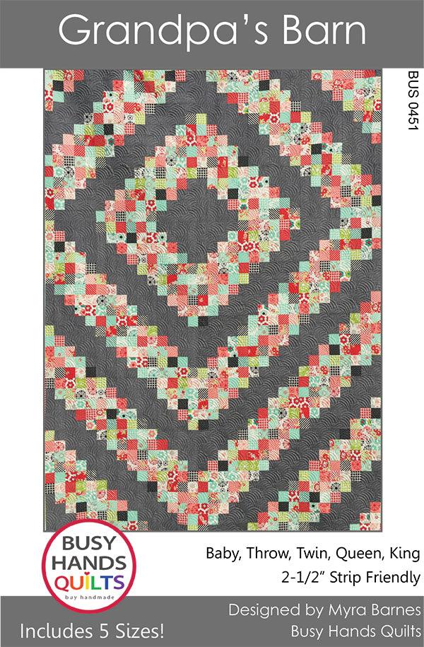Grandpa's Barn by Nusy Hands Quilts - Quilt Pattern - Moda - Kawartha Quilting and Sewing LTD.