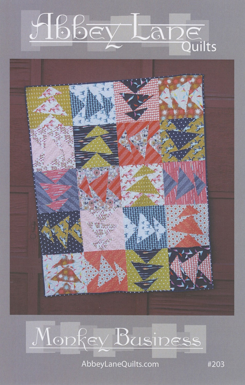 Monkey Business - Quilt Pattern - Abbey Lane Quilts