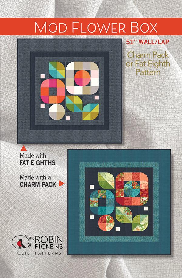 Mod Flower Box by Robin Pickens - Quilt Pattern - Moda - Kawartha Quilting and Sewing LTD.