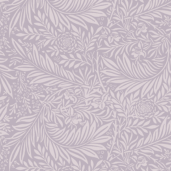 Fleur Nouveau - Foliage Purple - 44" Wide - Andover Fabrics