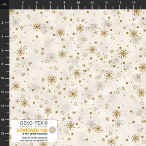 Frosty Snowflake - 4590-130 - 44" Wide - Stof