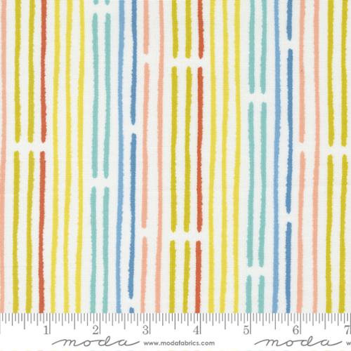 Delivered With Love - Cloud Stripe - 44" Wide - Moda