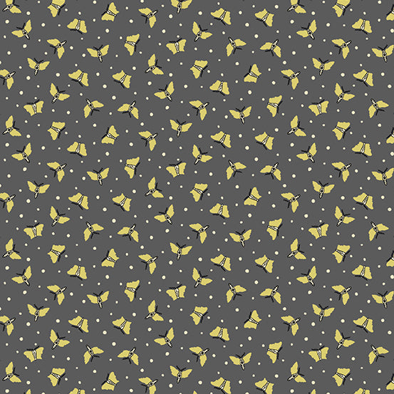 Frond - Grey Butterfly - 44" Wide - Andover Fabrics