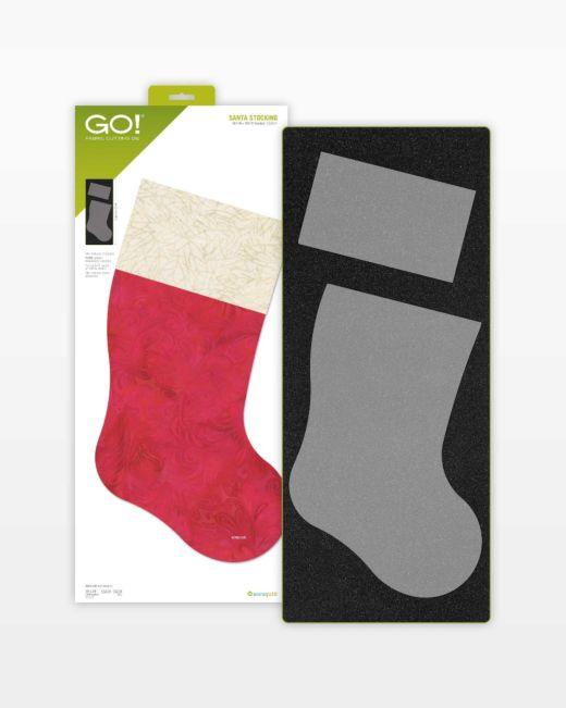 GO! Santa Stocking Die - Kawartha Quilting and Sewing LTD.