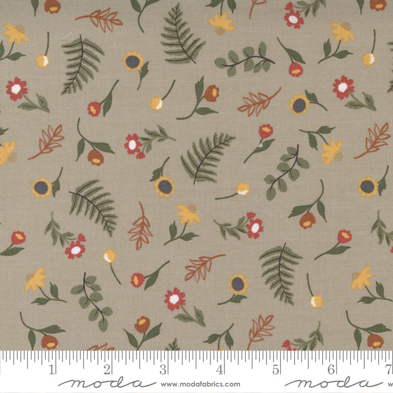 Flower Pot by Lella Boutique - Taupe 5162-14 - 44" Wide - Moda