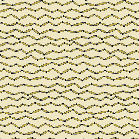 Frond - Yellow Chain - 44" Wide - Andover Fabrics