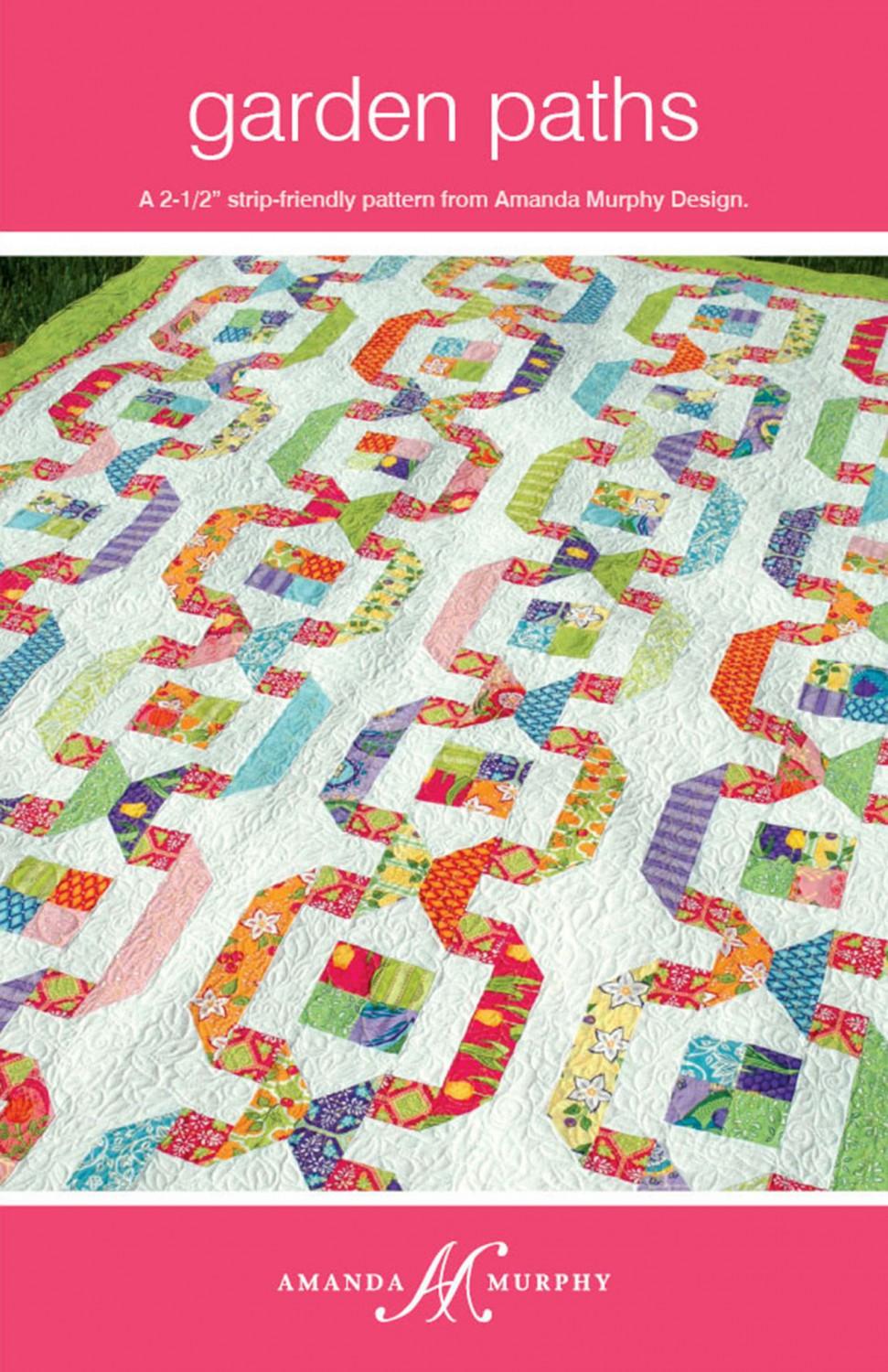 Garden Paths - Quilt Pattern - Amanda Murphy Designs - Kawartha Quilting and Sewing LTD.
