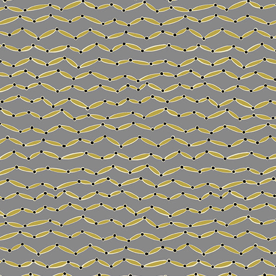 Frond - Grey Chain - 44" Wide - Andover Fabrics