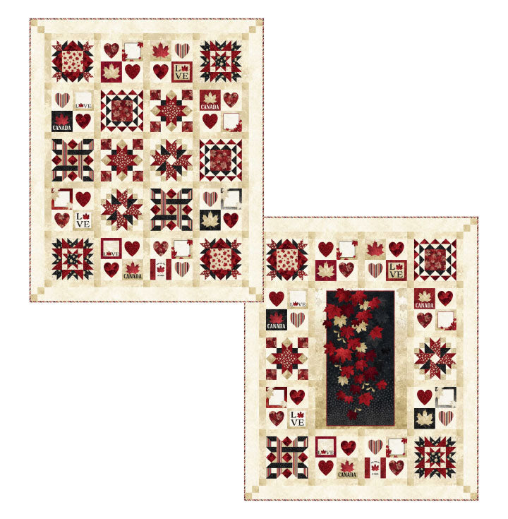 With Glowing Hearts - Quilt Pattern - Northcott