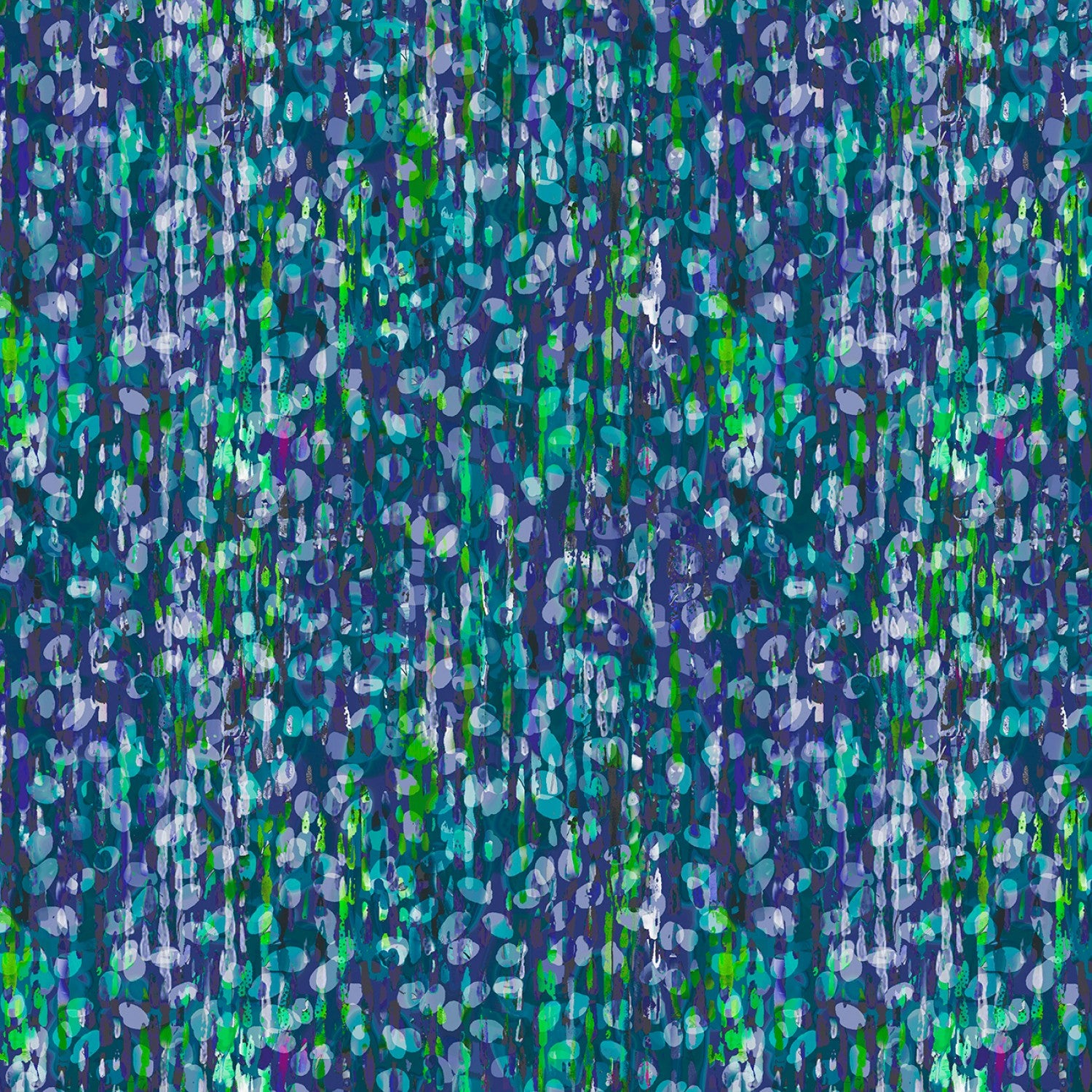 Solace - Dots Dark Blue  - 44" Wide - P & B Textiles