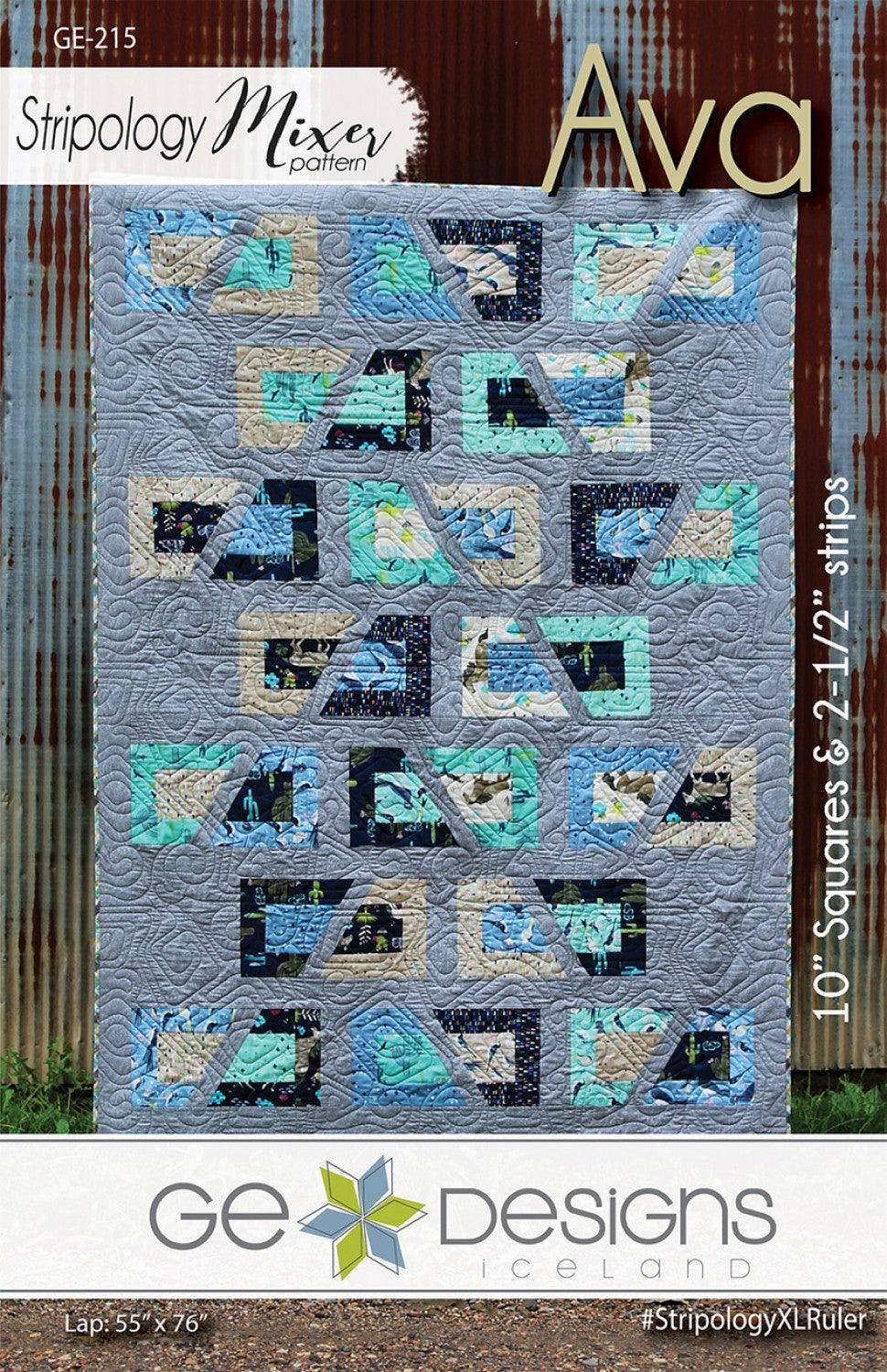 Ava - Quilt Pattern - G. E. Designs - Kawartha Quilting and Sewing LTD.