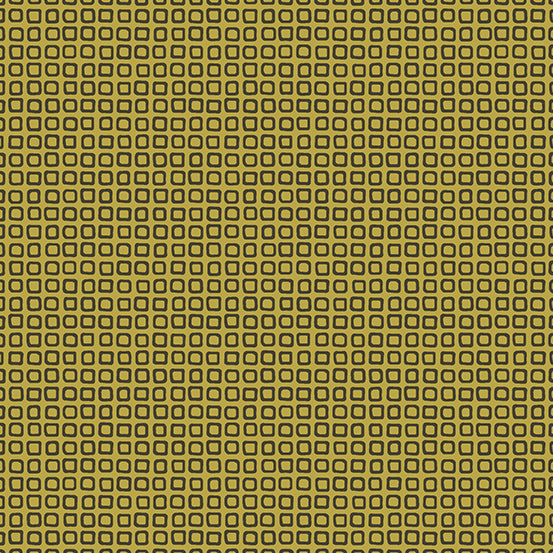 Frond - Yellow Squares - 44" Wide - Andover Fabrics
