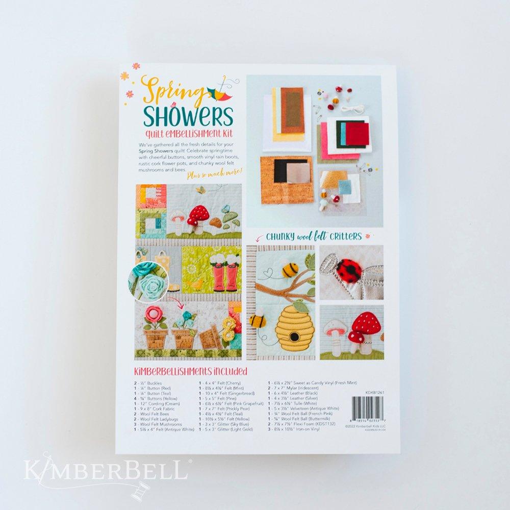 Spring Showers Quilt - Embellishment Kit - Kimberbell - Kawartha Quilting and Sewing LTD.