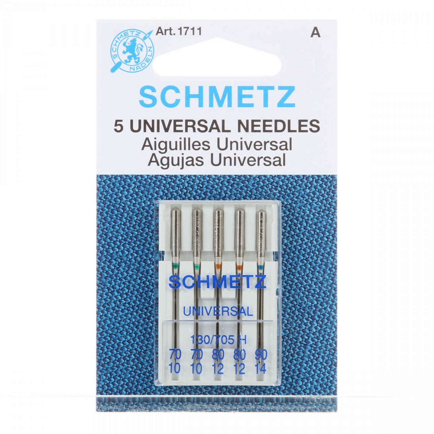 Schmetz Universal Needle - Assorted - 1 Package of 5 Needles