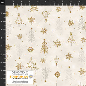 Frosty Snowflake - 4590-126 - 44" Wide - Stof