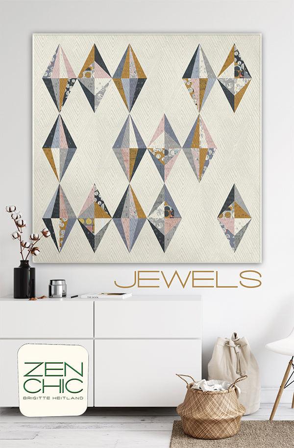 Jewels by Zen Chic - Quilt Pattern - Moda - Kawartha Quilting and Sewing LTD.