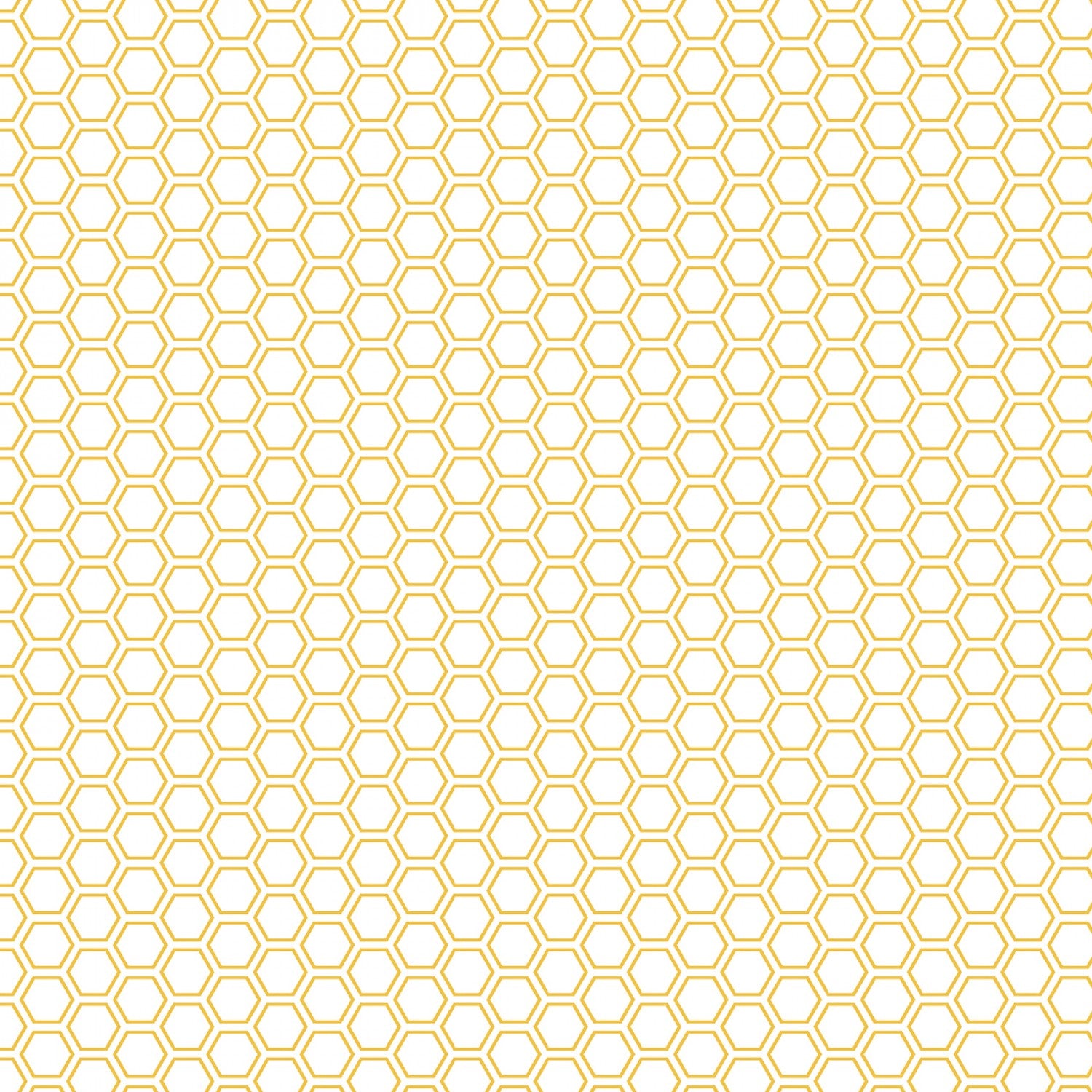 Vintage Flora - Yellow Honeycomb - 44" Wide - Maywood Studio
