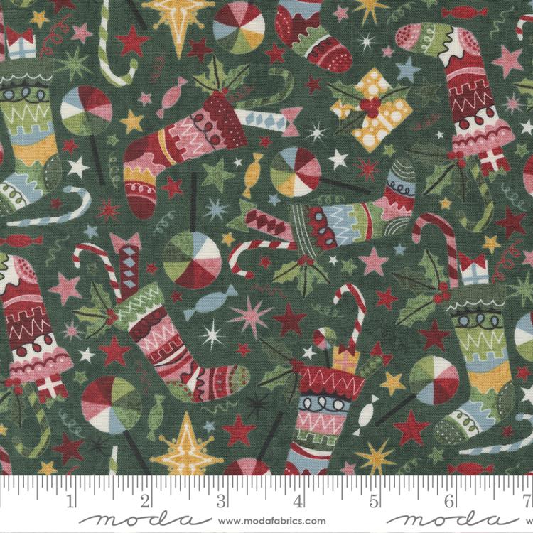 Jolly Good - Evergreen 530721-13  - 44" Wide - Moda