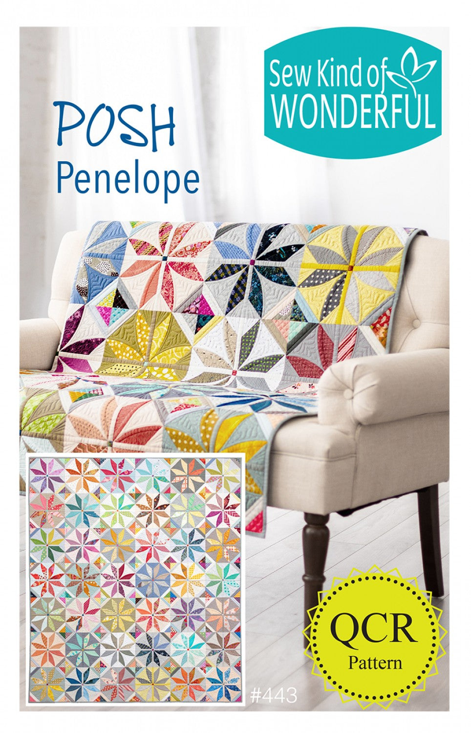 Posh Penelope - Quilt Pattern - Sew Kind of Wonderful
