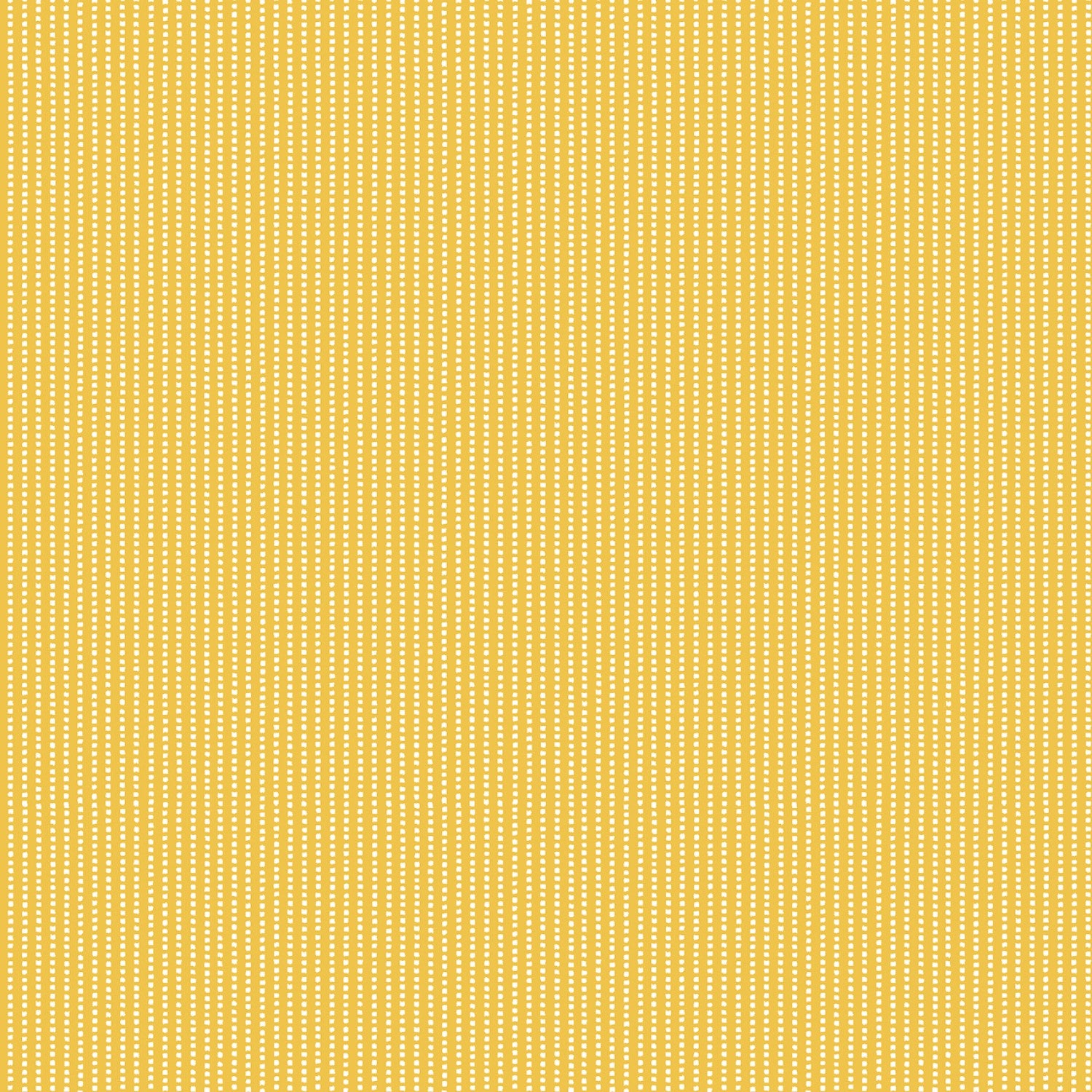 Vintage Flora - Yellow Perforated Stripe - 44" Wide - Maywood Studio