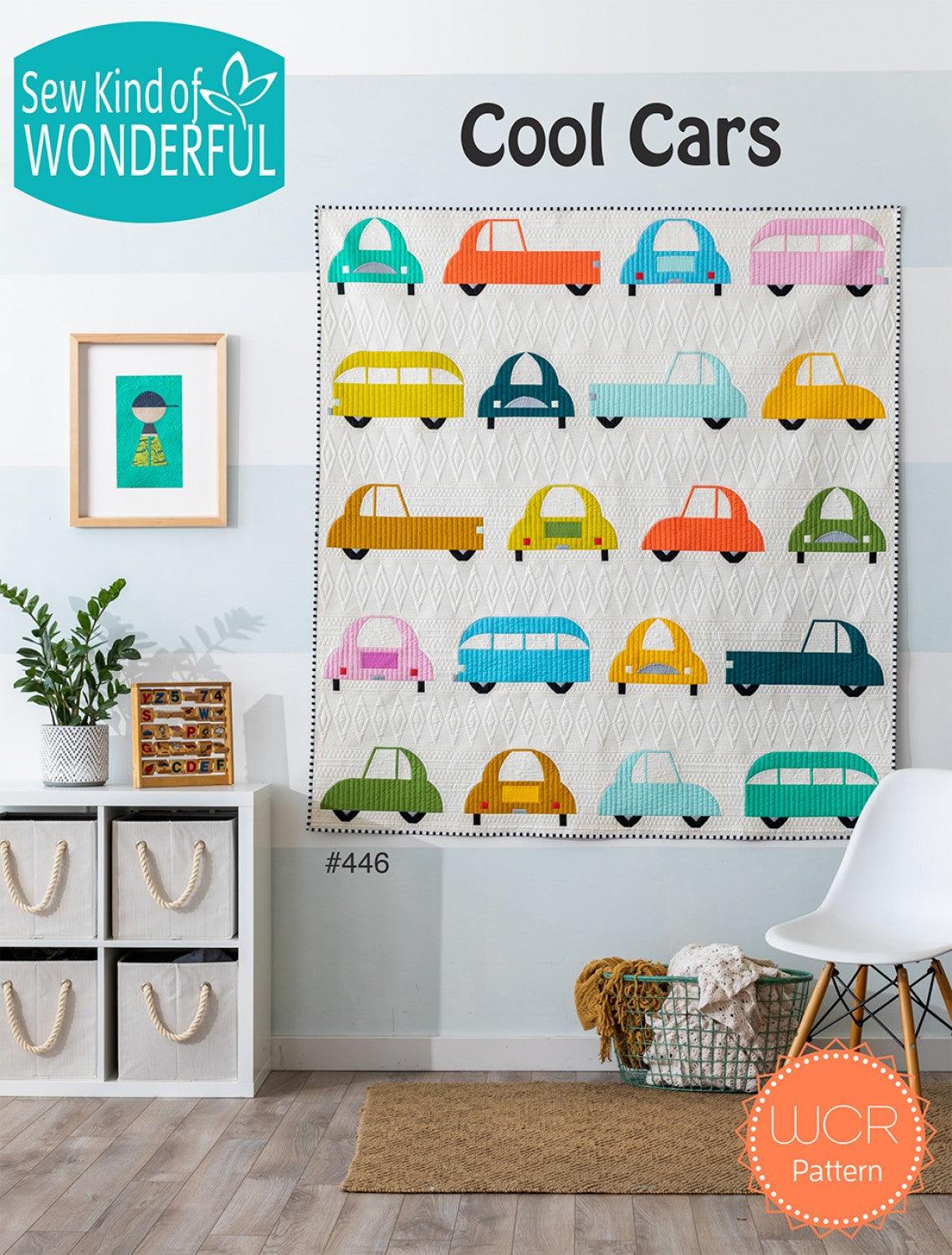 Cool Cars - Quilt Pattern - Sew Kind of Wonderful - Kawartha Quilting and Sewing LTD.